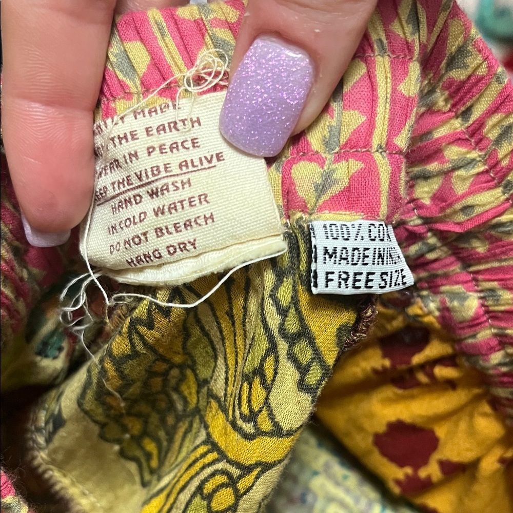 Colorful Patchwork Maxi Skirt - Picture 3 of 4